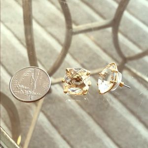 C. Wonder clear earrings. New without tags.